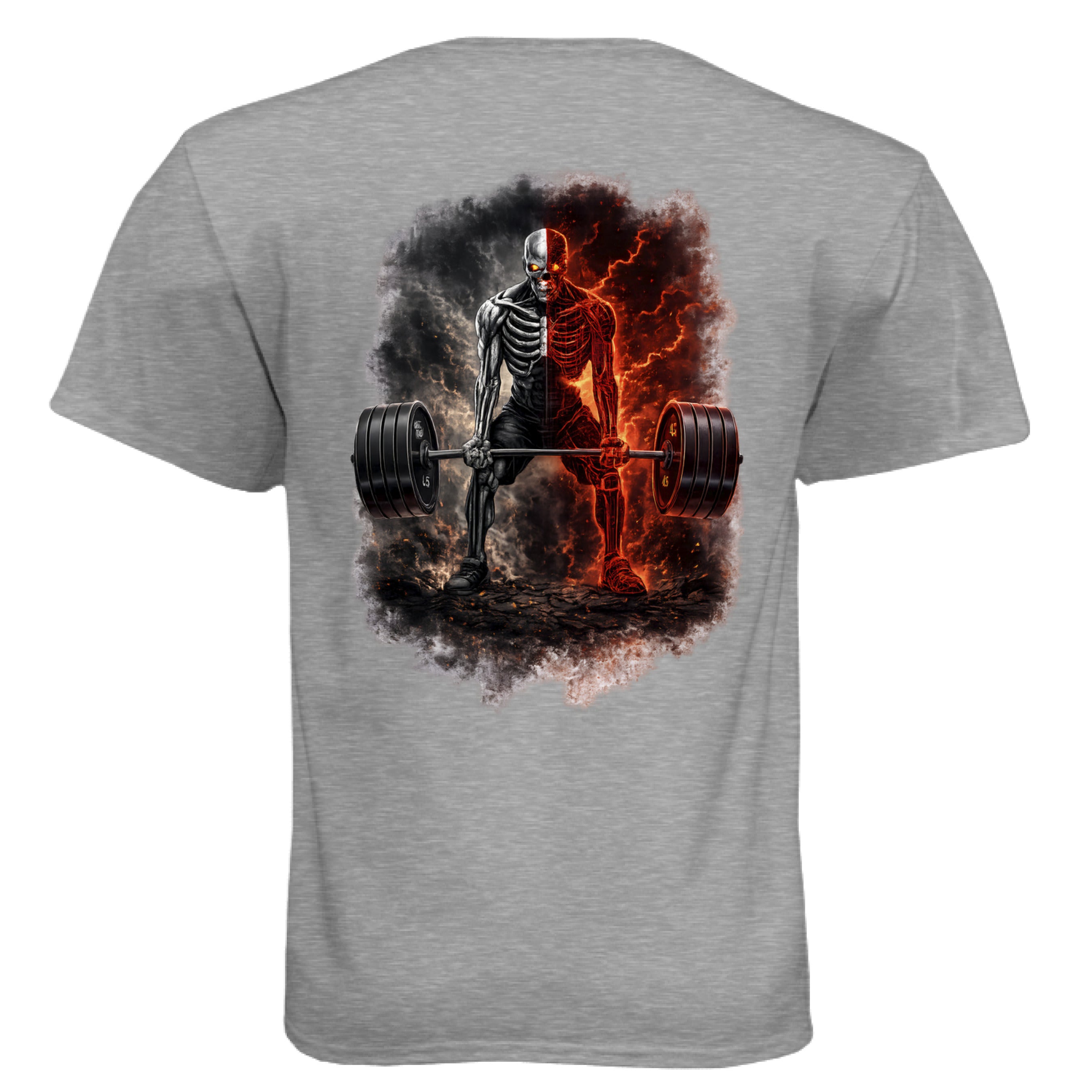 Dark Heather Grey (60/40) - BACK