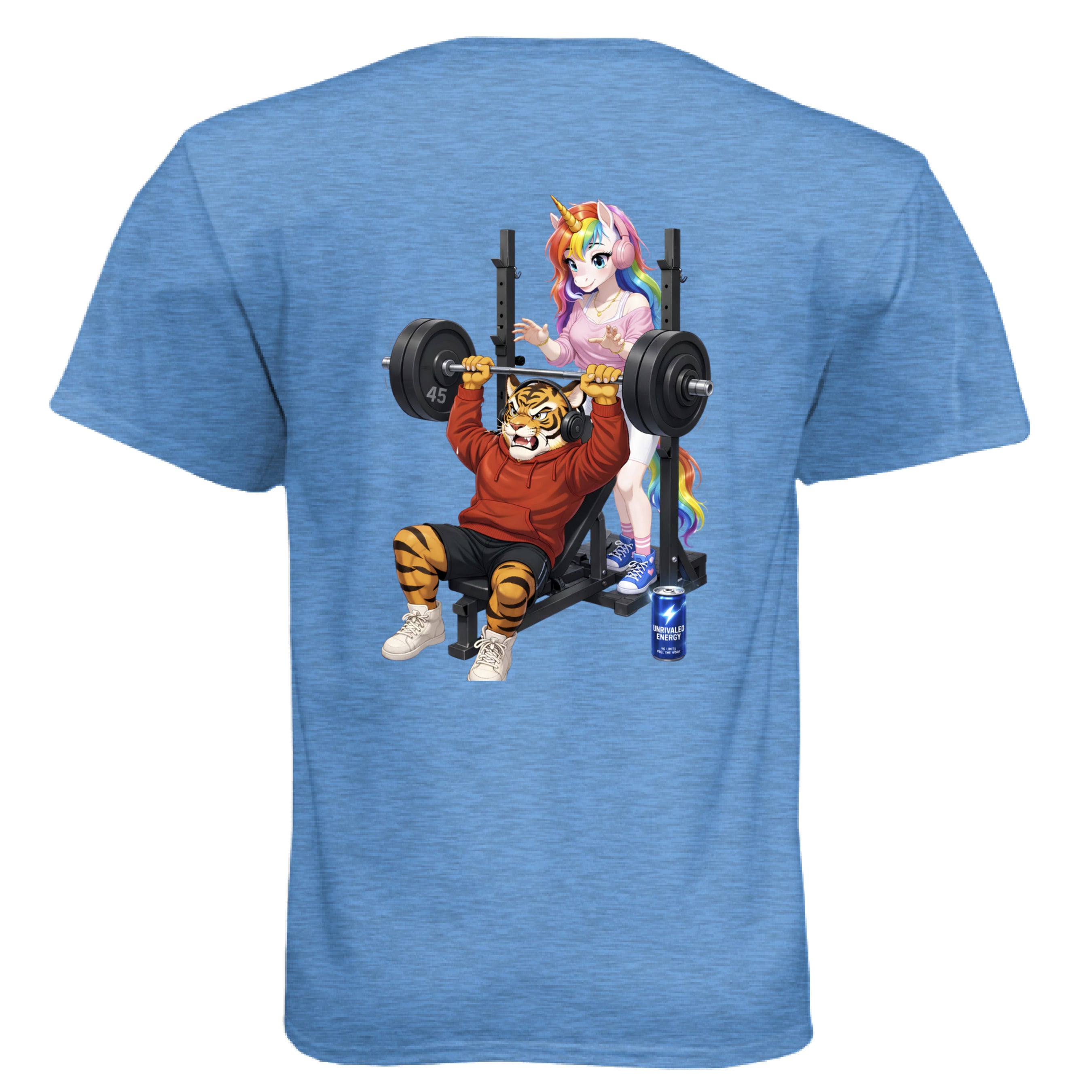 Heather Columbia Blue - BACK