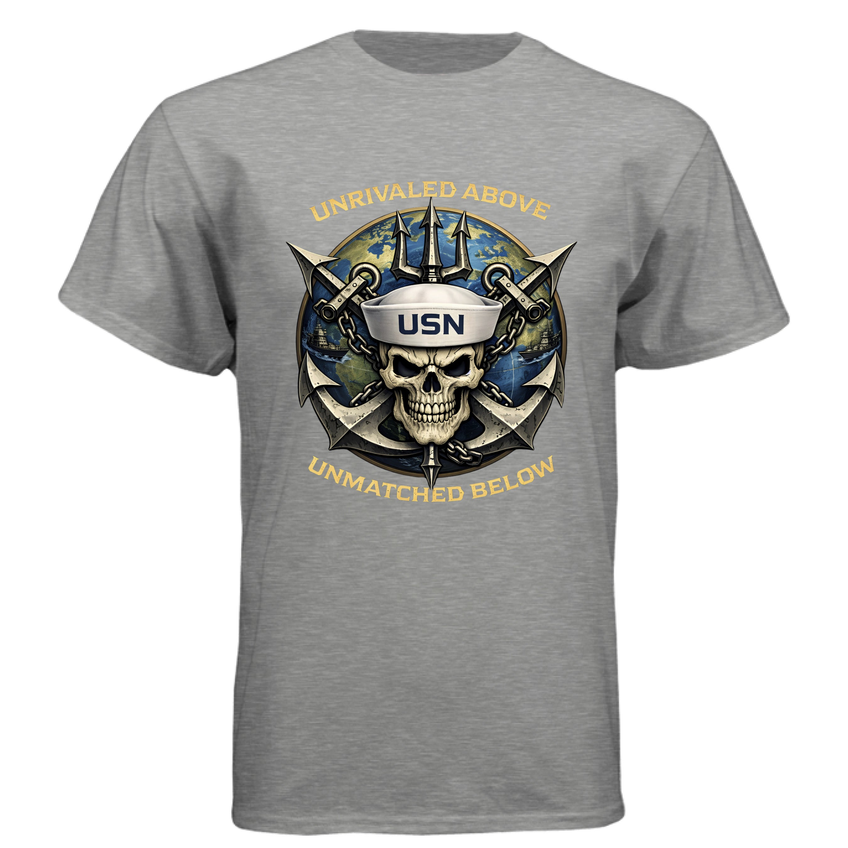 Dark Heather Grey (60/40) - FRONT