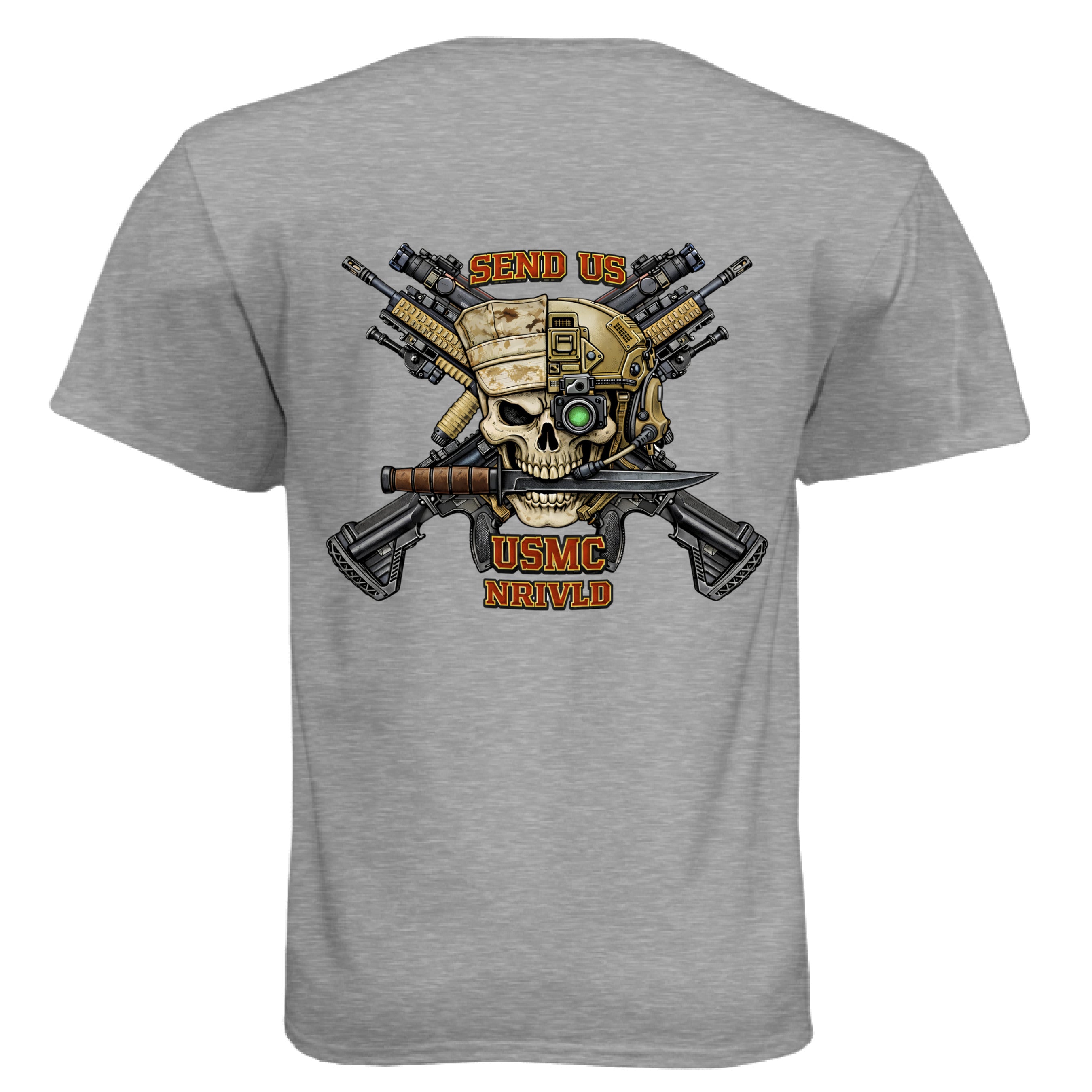 Dark Heather Grey (60/40) - BACK