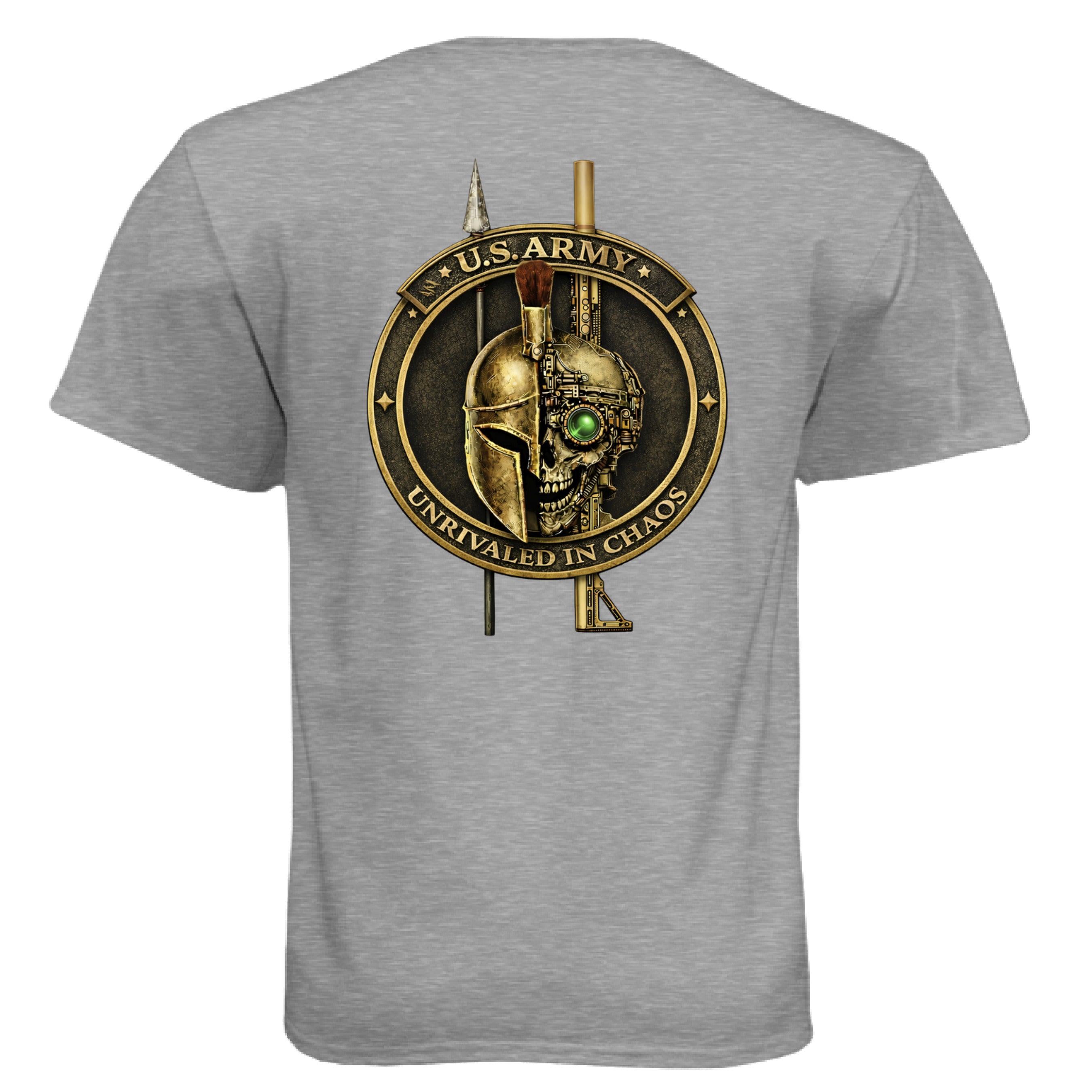 Dark Heather Grey (60/40) - BACK