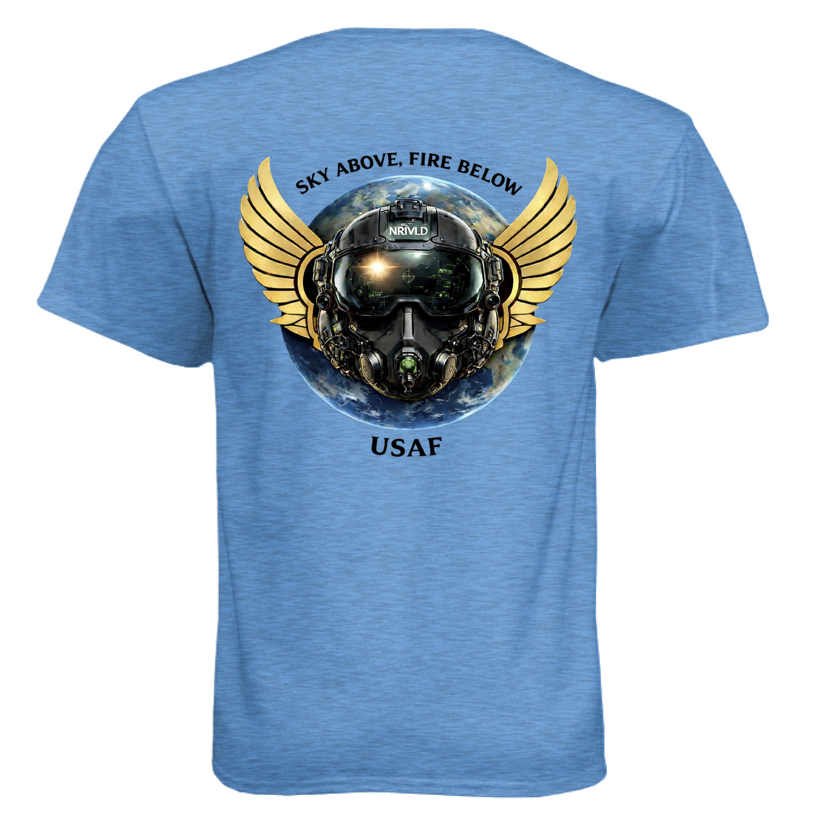 Heather Columbia Blue - BACK