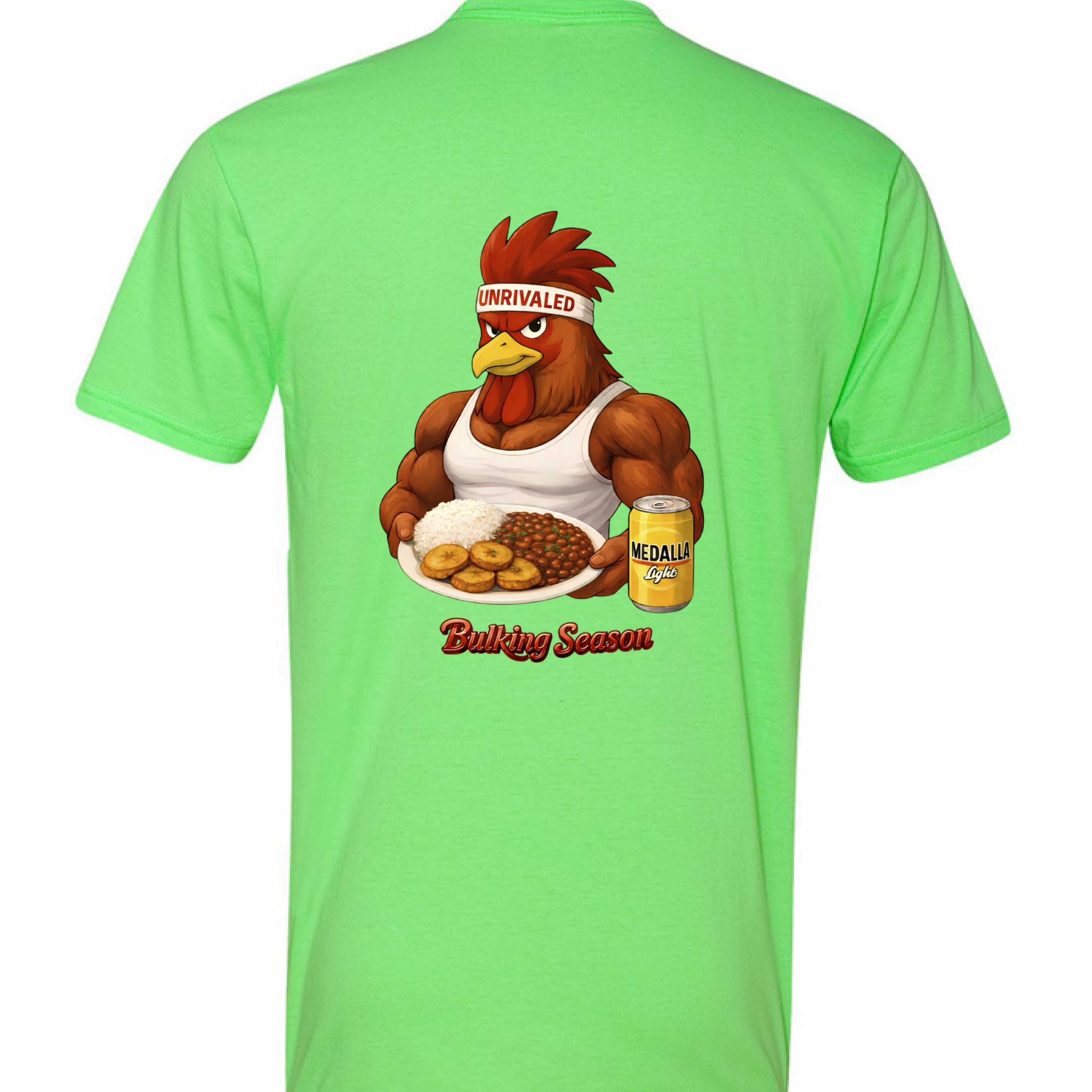 Neon Heather Green - BACK