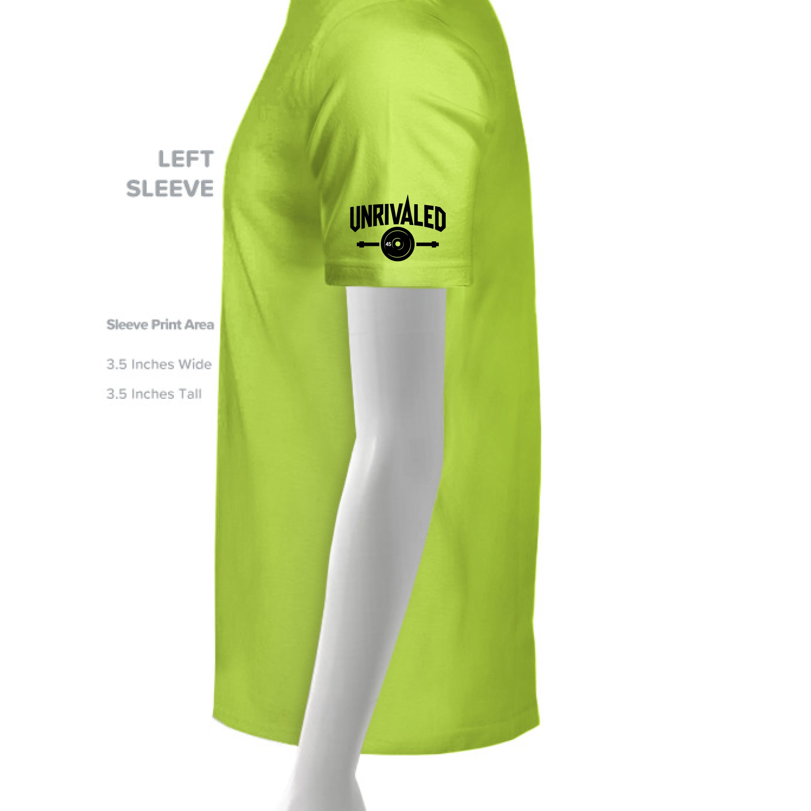 Neon Heather Green - SLEEVE_LEFT